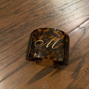 Mark and Graham ‘M’ Tortoise Cuff